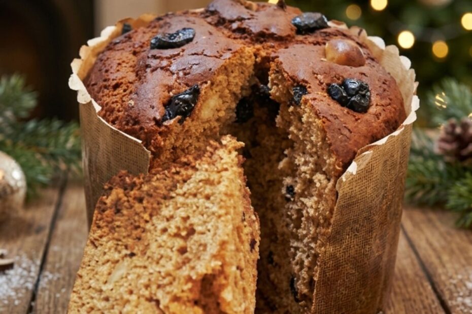 Panetone integral sem glúten