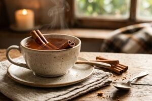 Canela aroma, sabor e bem-estar em cada xícara!