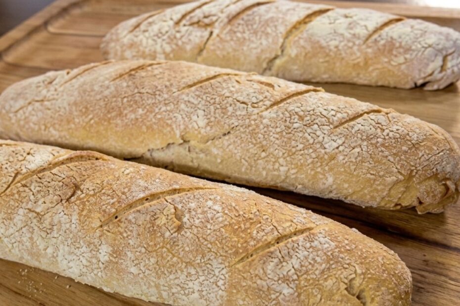 Baguete sem glúten caseira