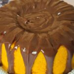 Bolo Caseirinho de Cenoura com Cobertura de Brigadeiro
